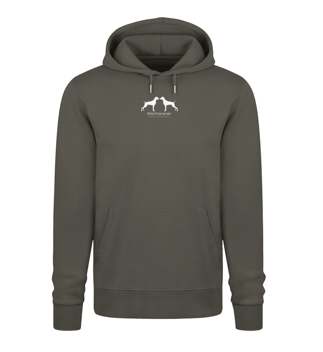 Weimaraner, ASGRIM, Bio Hoodie, Premium Hoodie, Jagdhund, Jagdmode Herren, FairWear, Made in Germany, Hundeliebe, Hundeführer, Jagdoutfit, Outdoorwear, Mein Jagdhund Club, Statement Hoodie, Geschenkidee
-Khaki-7072