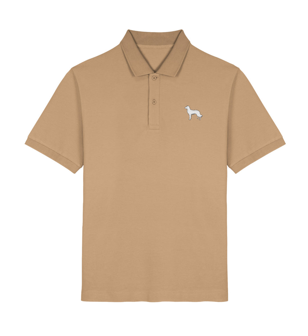 ASMUND Poloshirt – Kleiner Münsterländer Stick Edition mit hochwertiger Rassestickerei auf der Brust – MeinJagdhund.Club  
-Latte-7237