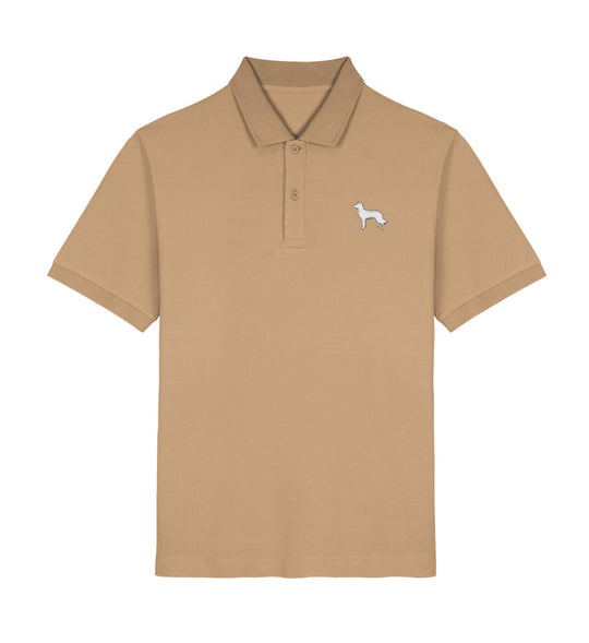 ASMUND Poloshirt – Kleiner Münsterländer Stick Edition mit hochwertiger Rassestickerei auf der Brust – MeinJagdhund.Club  
-Latte-7237