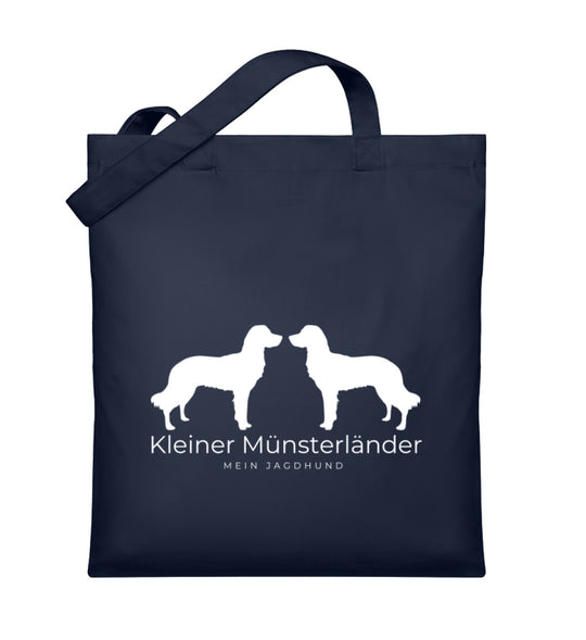 Organic Jutebeutel ALEX – Kleiner Münsterländer Edition mit charakterstarkem Silhouetten-Print – MeinJagdhund.Club
-French Navy-6959