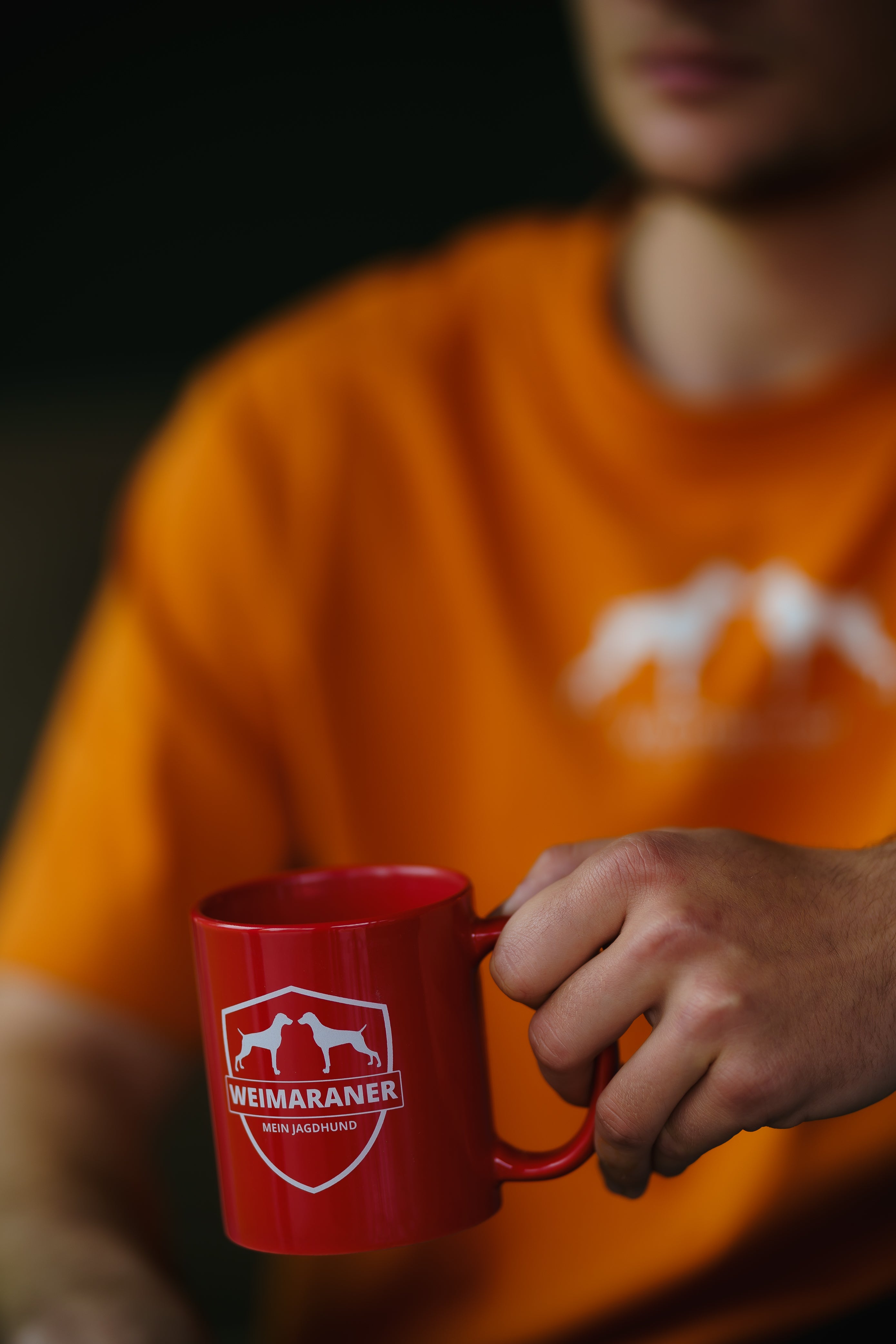 Keramiktasse ALF – Deutsch Drahthaar Edition mit beidseitigem Sublimationsdruck, ideal für Hundeführer, stilvoll und jagdlich

