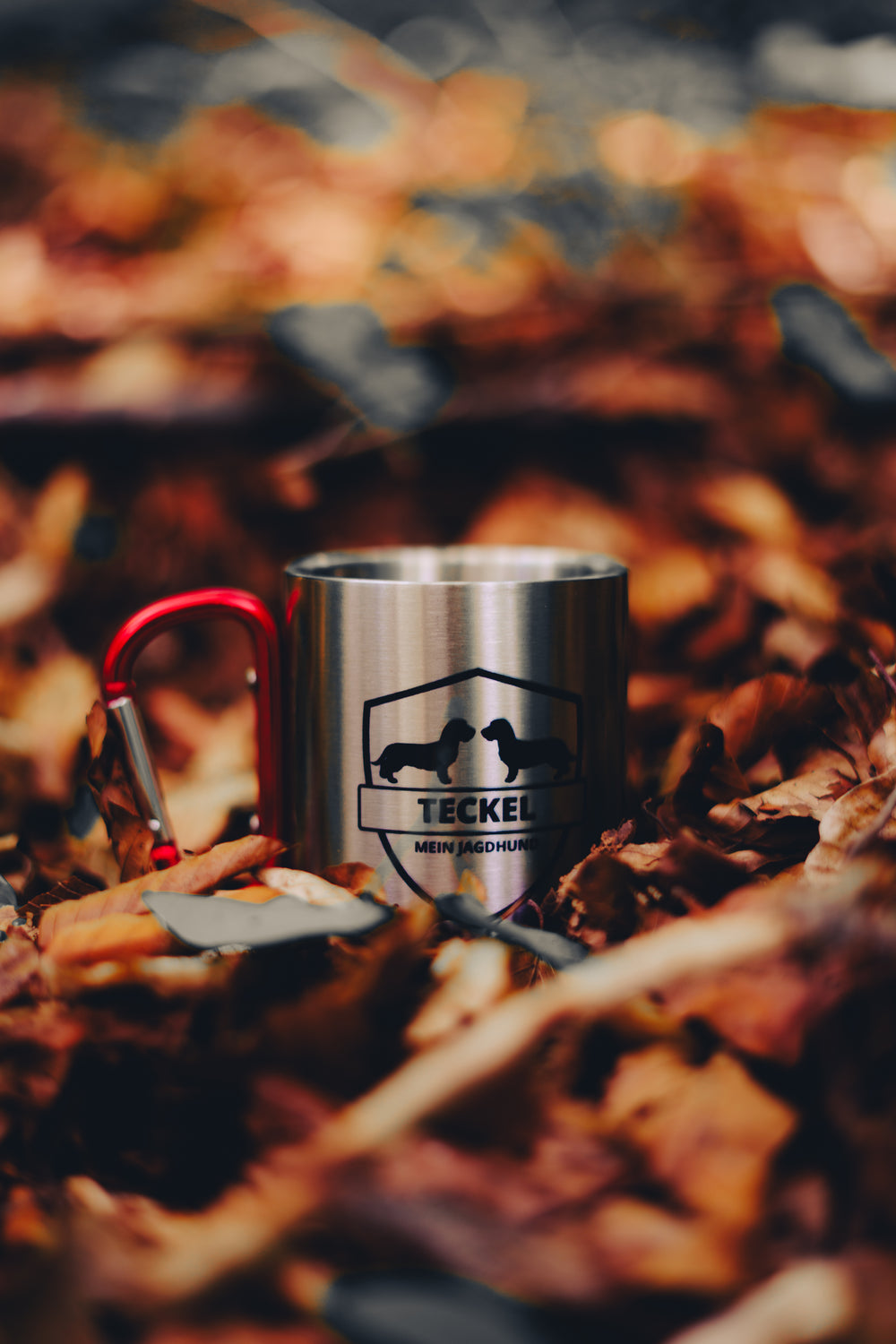 Edelstahltasse "ANUND" – Rauhaarteckel Edition