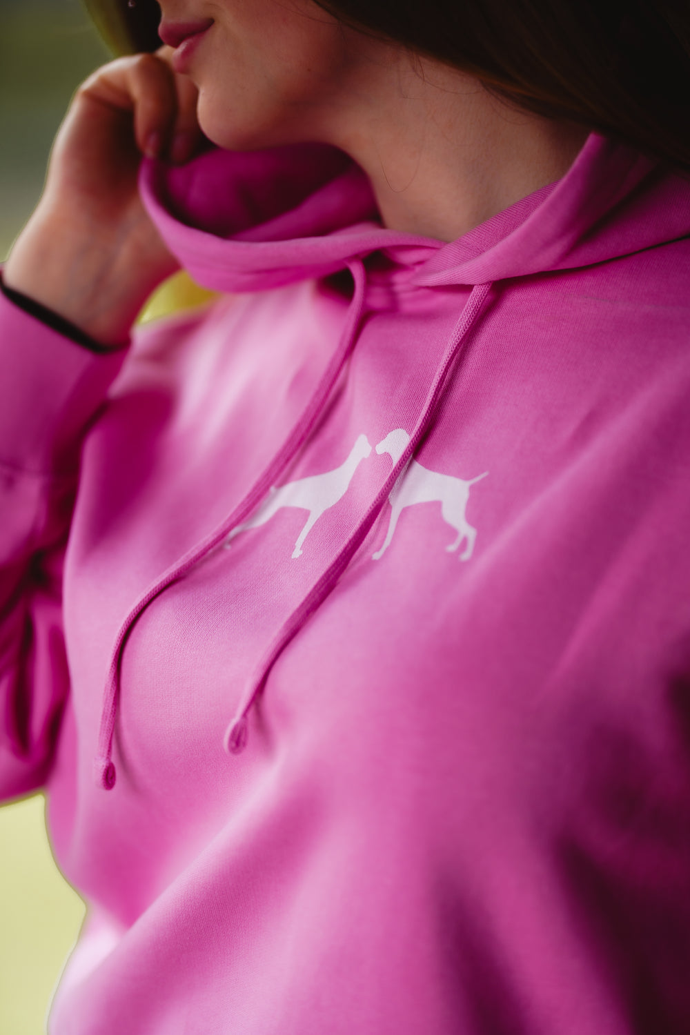 Premium Damen Boxcut Hoodie "AUNE" – Deutsch Kurzhaar Edition