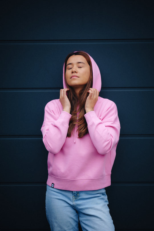 Premium Damen Boxcut Hoodie "AUNE" – Deutsch Drahthaar Edition