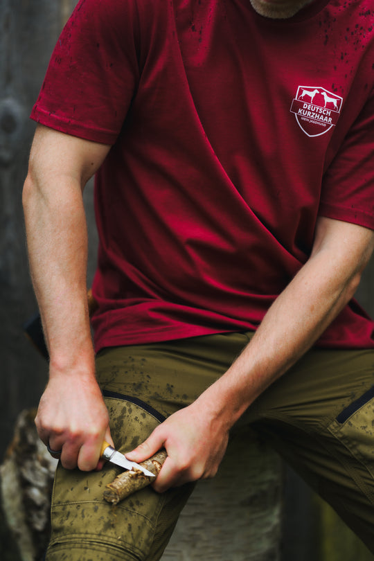 Bio-Premium Shirt „ARVID" – Deutsch Drahthaar Edition