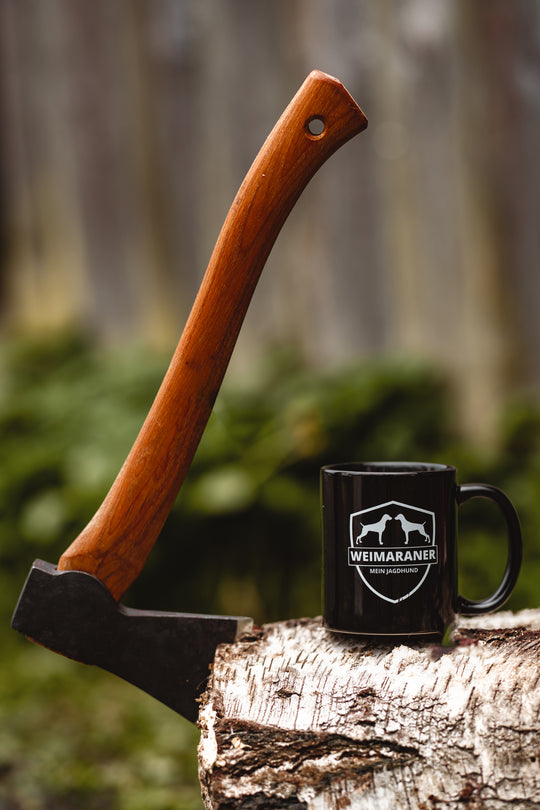 Keramiktasse "ALF" – Kleiner Münsterländer Edition