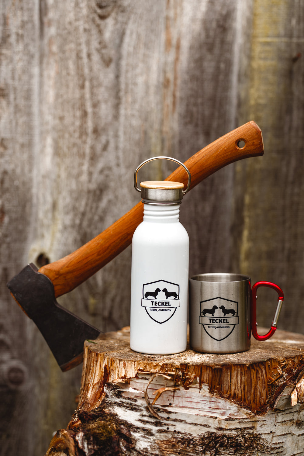 Edelstahltasse "ANUND" – Kleiner Münsterländer Edition