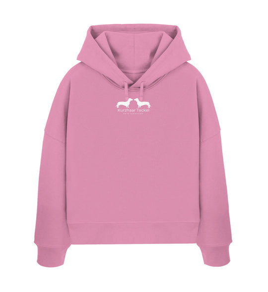 Premium Damen Hoodie AUNE – Kurzhaarteckel Edition mit Frontdruck – Bio-Baumwolle – MeinJagdhund.Club
-Bubble Pink-7251