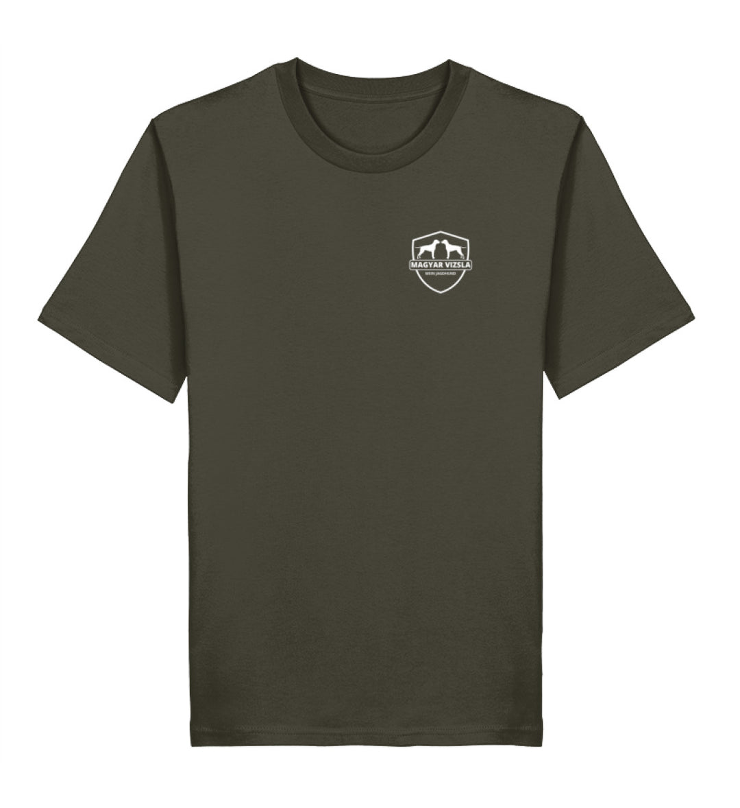ARVID Bio-Shirt – Magyar Vizsla Edition mit modernem Jagdhund-Motiv – MeinJagdhund.Club  
-Khaki-7072