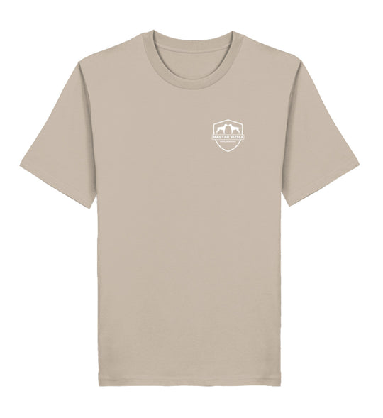 ARVID Bio-Shirt – Magyar Vizsla Edition mit modernem Jagdhund-Motiv – MeinJagdhund.Club  
-Desert Dust-7081