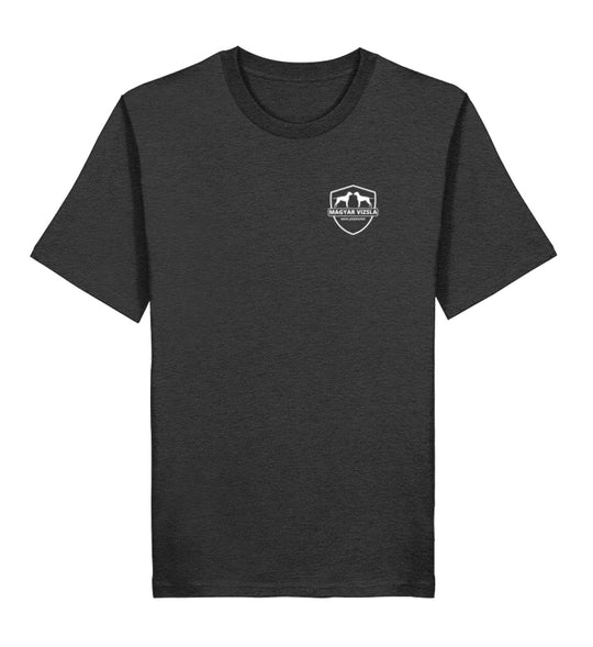 ARVID Bio-Shirt – Magyar Vizsla Edition mit modernem Jagdhund-Motiv – MeinJagdhund.Club  
-Dark Heather Grey-6881