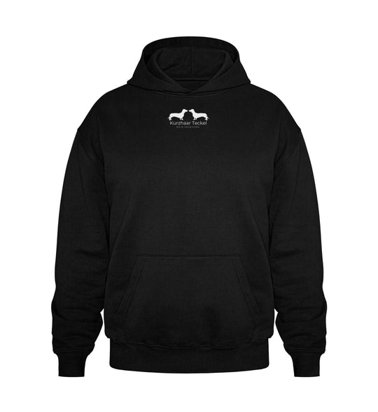Oversized Bio-Hoodie ARDEN – Kurzhaarteckel Edition mit Frontdesign – MeinJagdhund.Club
-Black-16