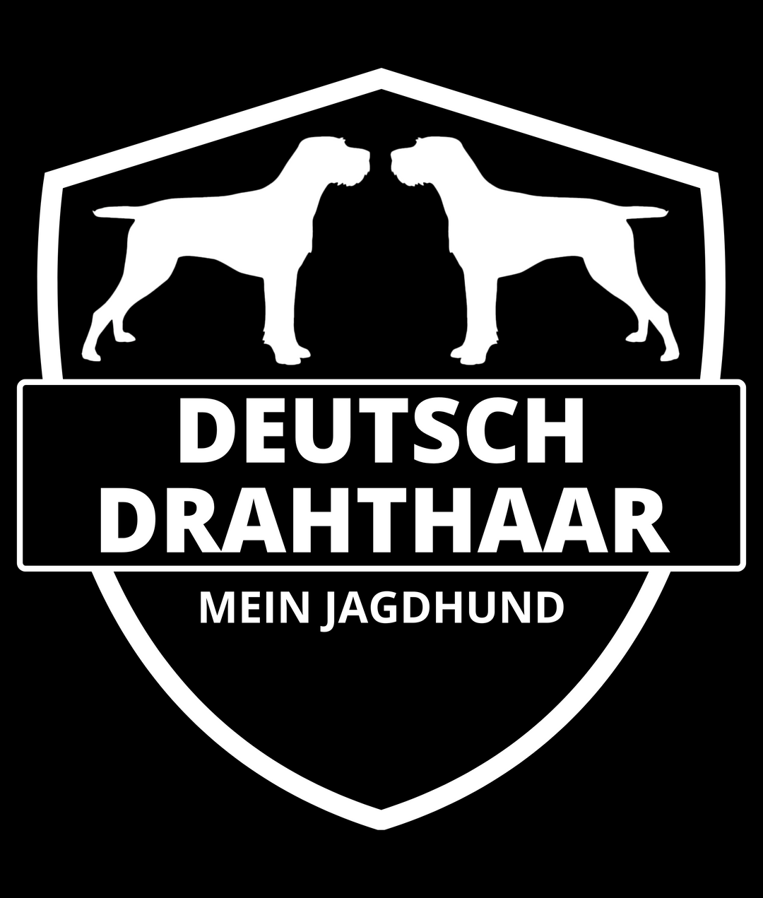 Bio-Premium Hoodie „ALVAR“ – Deutsch Drahthaar Edition