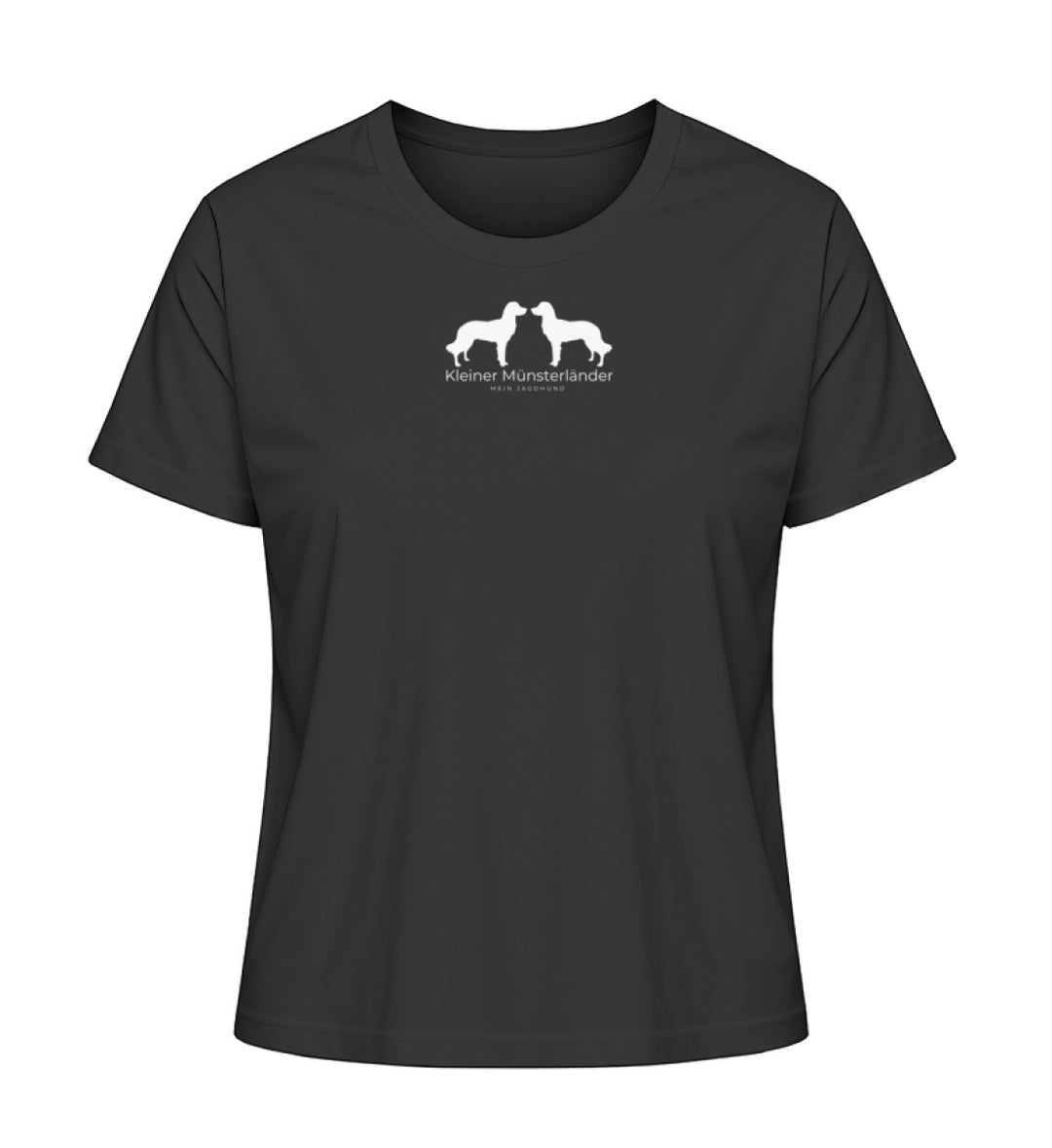 ALFRIDA Bio-Damenshirt – Kleiner Münsterländer Edition mit femininem Schnitt und hochwertigem Druck – MeinJagdhund.Club
-Black-16