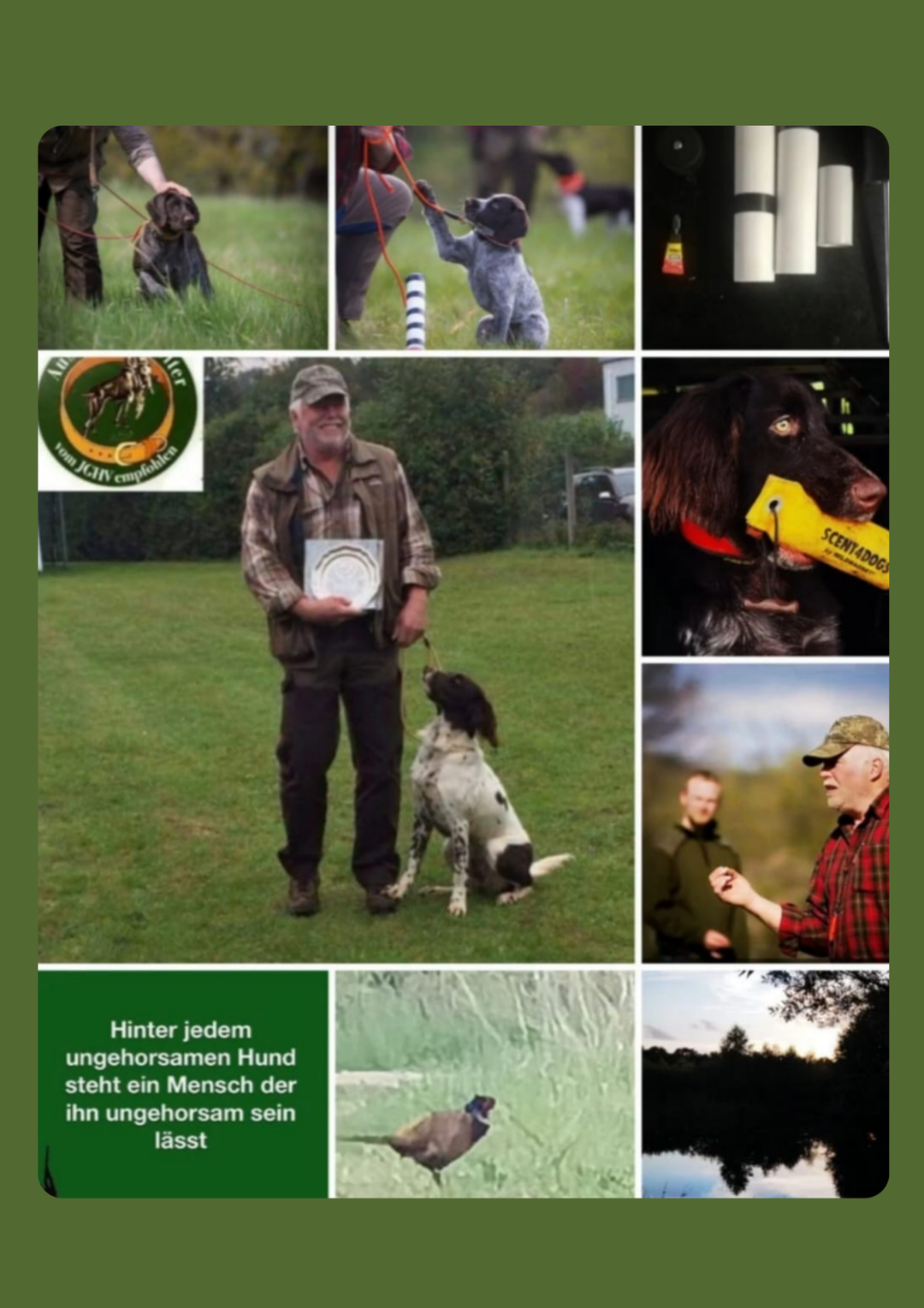 2-Tages-Seminar Jagdhundausbildung mit Winfried Edelmann – Februar 2026 – MeinJagdhund.Club
