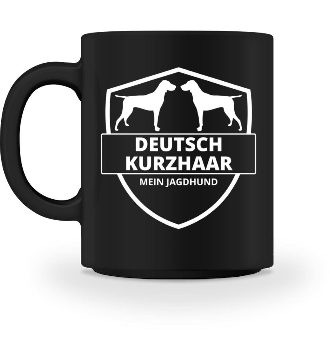Deutsch Kurzhaar, ALF, Keramiktasse, Jagdtasse, Hundeführer, Mein Jagdhund Club, Geschenkidee, Tasse Jagd, Hundeliebe, Jagdzubehör, Made in Germany
-Black-16