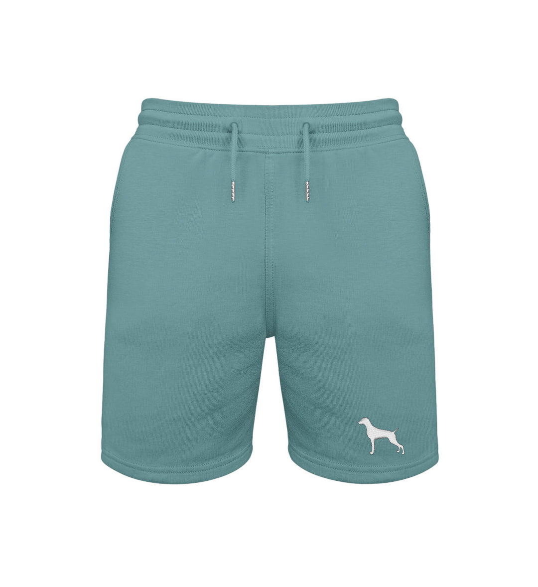 Weimaraner, ARMUT, Shorts, Bio Shorts, Jagdhund Outfit, Hundetraining, Hundeliebe, Mein Jagdhund Club, Geschenkidee, Jagdbekleidung, Outdoor Shorts, Hundeführer Kleidung, Sommeroutfit, FairWear, Made in Germany
-Teal Monstera-7098