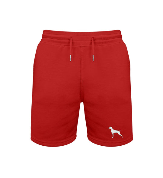 Weimaraner, ARMUT, Shorts, Bio Shorts, Jagdhund Outfit, Hundetraining, Hundeliebe, Mein Jagdhund Club, Geschenkidee, Jagdbekleidung, Outdoor Shorts, Hundeführer Kleidung, Sommeroutfit, FairWear, Made in Germany
-Red-4