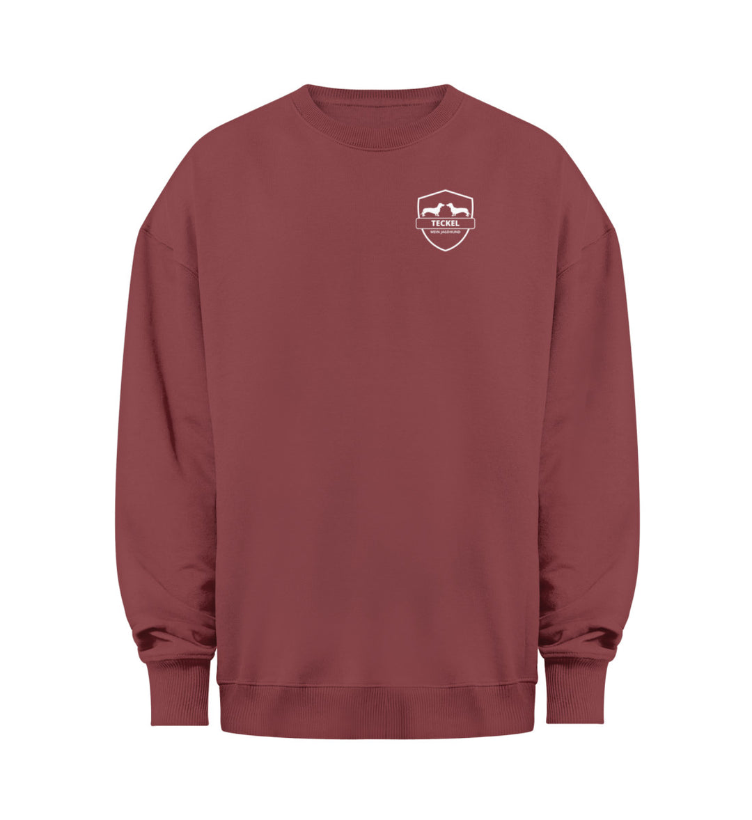 Kurzhaarteckel, ADA, Bio Sweater, Oversized Pullover, Jagdhund, Jagdmode, FairWear, Made in Germany, Hundeliebe, Outdoorwear, Teckel, Geschenkidee, Mein Jagdhund Club, Hundeführer, Jagdoutfit, Dackel
-Red Earth-7179