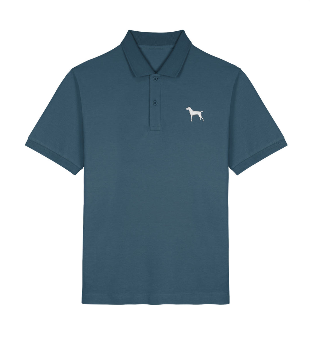 Deutsch Kurzhaar, ASMUND, Bio Poloshirt, Jagdhund, Jagdmode, Mein Jagdhund Club, FairWear, Hundeführer, Outdoorwear, Geschenkidee, Poloshirt Herren, Nachhaltige Jagdbekleidung, Jagdoutfit, Made in Germany
-Stargazer-6880
