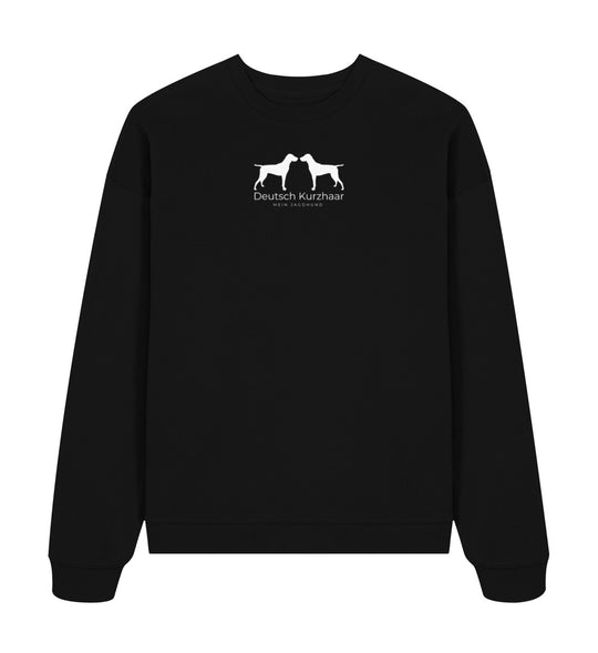 Deutsch Kurzhaar, ALIX, Bio Sweater, Premium Pullover, Jagdhund, Jagdmode, FairWear, Made in Germany, Hundeliebe, Outdoorwear, Geschenkidee, Mein Jagdhund Club, Hundeführerin, Jagdoutfit
-Black-16