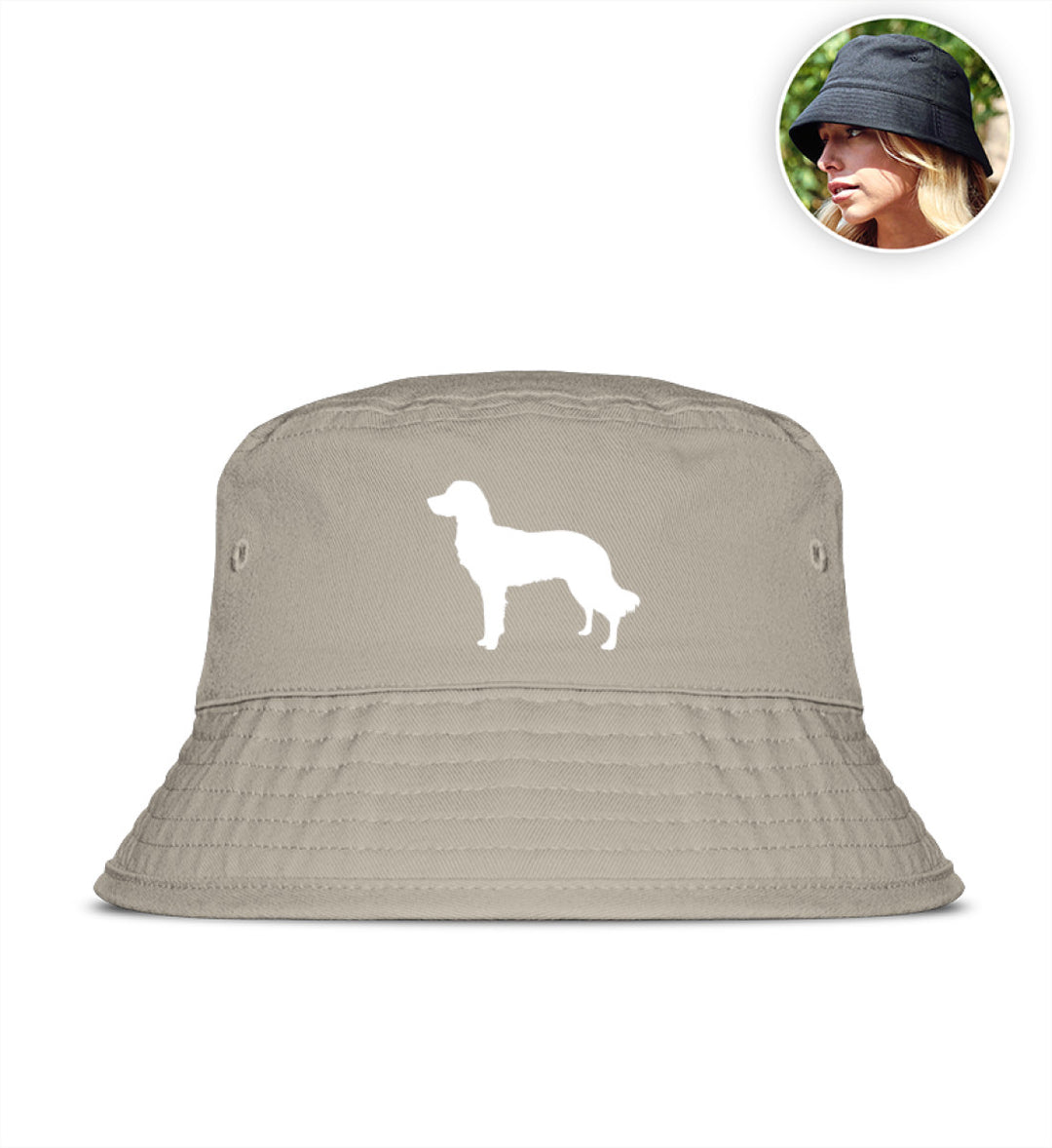 ASGER Organic Bucket Hat – Kleiner Münsterländer Edition mit Silhouetten-Stick – MeinJagdhund.Club
-Sand-7153