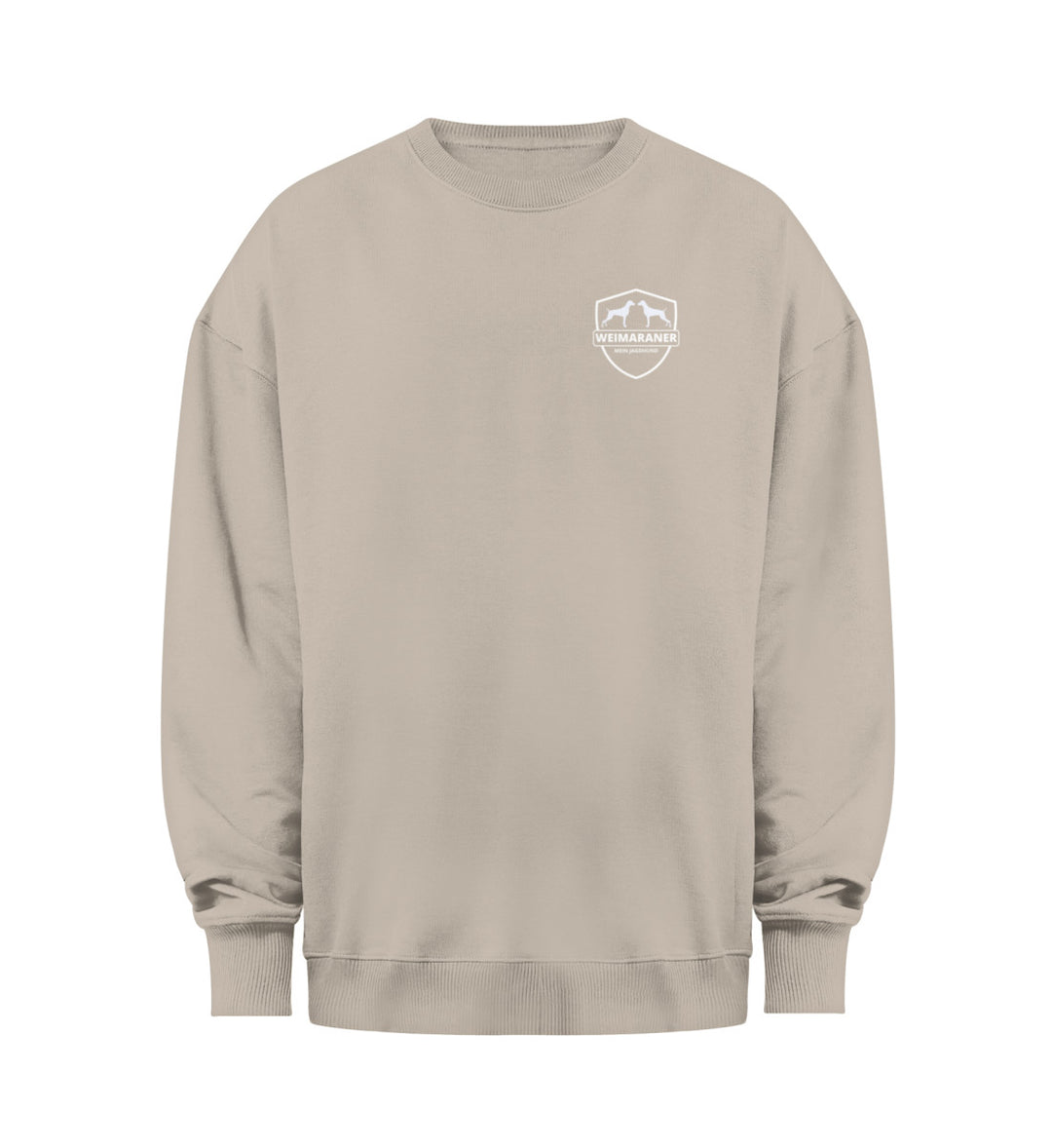 Desert Dust-7081-Weimaraner, ARNULF, Bio Sweater, Premium Pullover, Jagdhund, Jagdmode, FairWear, Made in Germany, Hundeliebe, Outdoorwear, Teckel, Geschenkidee, Mein Jagdhund Club, Hundeführer, Jagdoutfit
