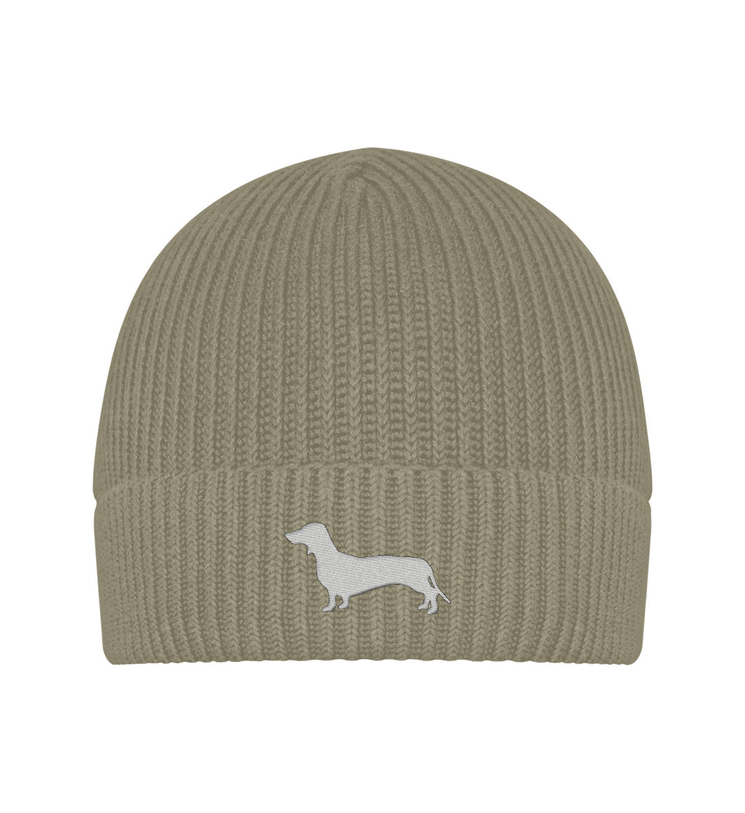 Bio-Strickmütze AUDEN – Kurzhaarteckel Edition mit hochwertigem Stick – MeinJagdhund.Club
-Khaki-651