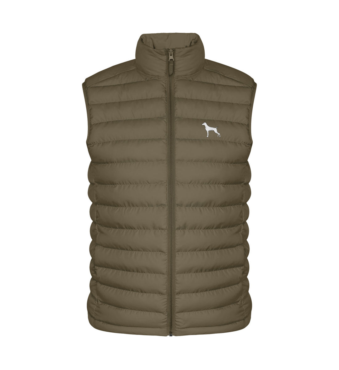 Weimaraner, ARI, Bio Steppweste, Premium Weste, Jagdweste, Jagdhund, Jagdmode, FairWear, Made in Germany, Mein Jagdhund Club, Hundeliebe, Outdoorwear, Geschenkidee, Hundeführer, Jagdoutfit, Silhouettenstick
-British Khaki-7088