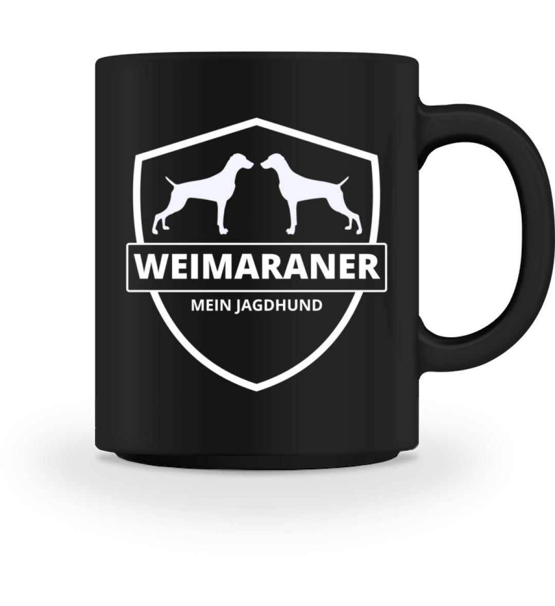 Black-16-Weimaraner, ALF, Jagdhund Tasse, Keramiktasse, Hundeführer, Geschenkidee, Frühstück mit Hund, Jagdaccessoire, Mein Jagdhund Club, Hundeliebe, Made in Germany, Sublimationsdruck, Outdoor Tasse, Jägertasse
