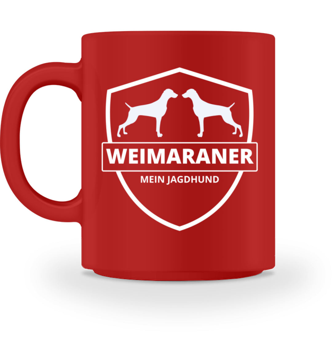 Red-4-Weimaraner, ALF, Jagdhund Tasse, Keramiktasse, Hundeführer, Geschenkidee, Frühstück mit Hund, Jagdaccessoire, Mein Jagdhund Club, Hundeliebe, Made in Germany, Sublimationsdruck, Outdoor Tasse, Jägertasse
