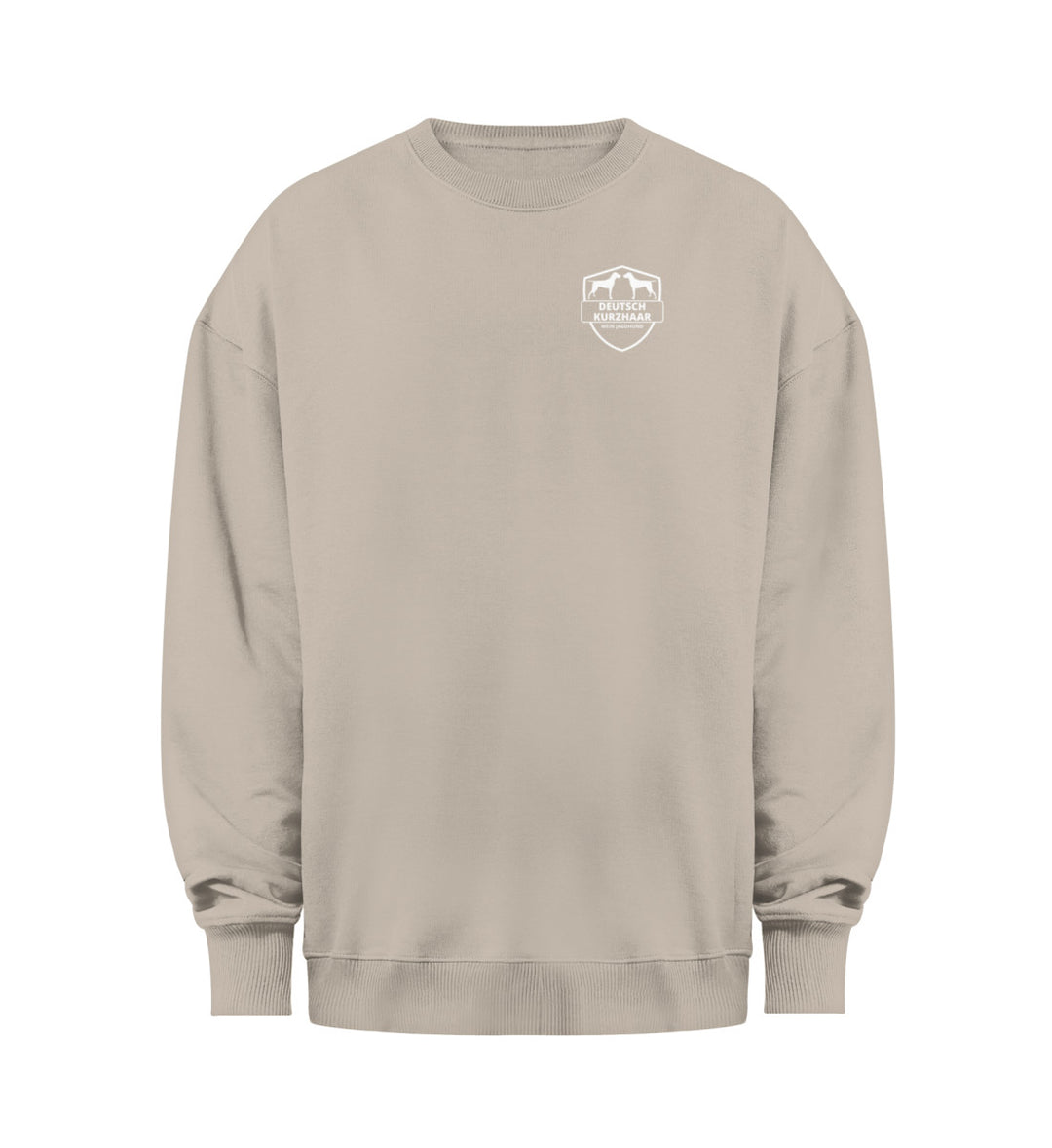 Deutsch Kurzhaar, ADA, Sweater, Bio Sweater, Damen Pullover, Jagdhund, Jagdmode, Mein Jagdhund Club, FairWear, Hundeführerin, Jagdoutfit, Geschenkidee, Nachhaltige Jagdbekleidung, Made in Germany
-Desert Dust-7081