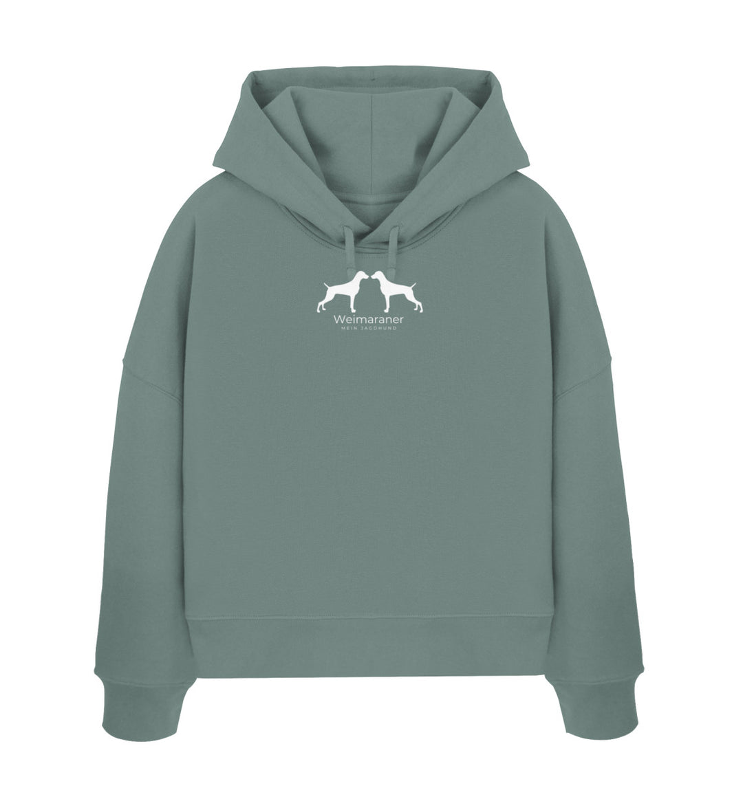 Weimaraner, AUNE, Damen Hoodie, Boxcut Hoodie, Bio Hoodie, Jagdhund, Jagdmode, Hundeführerin, Hundeliebe, Mein Jagdhund Club, Premium Hoodie, FairWear, Made in Germany, Geschenkidee, Nachhaltige Kleidung
-Green Bay-7236