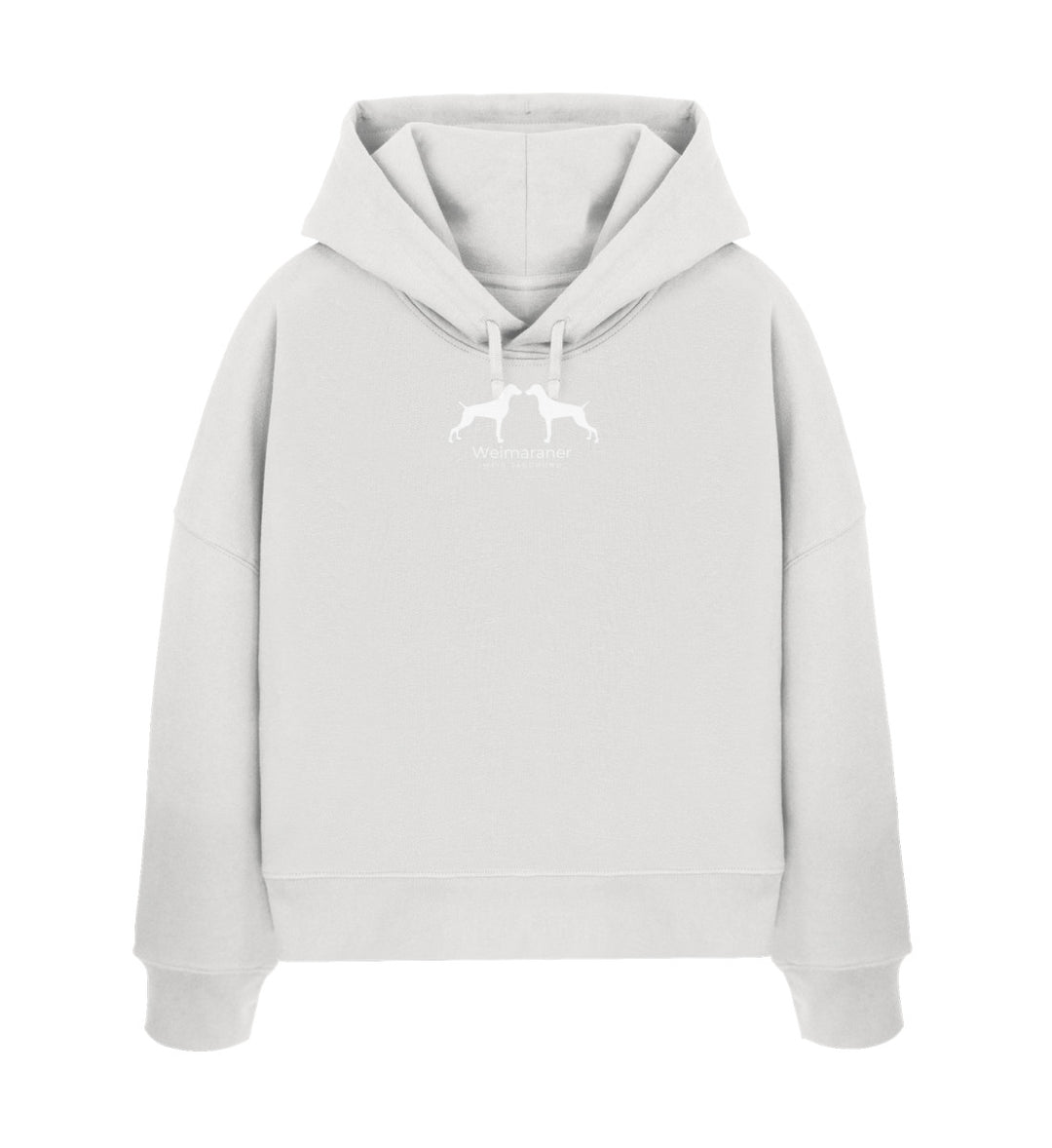 Weimaraner, AUNE, Damen Hoodie, Boxcut Hoodie, Bio Hoodie, Jagdhund, Jagdmode, Hundeführerin, Hundeliebe, Mein Jagdhund Club, Premium Hoodie, FairWear, Made in Germany, Geschenkidee, Nachhaltige Kleidung
-Cool Heather Grey-7245
