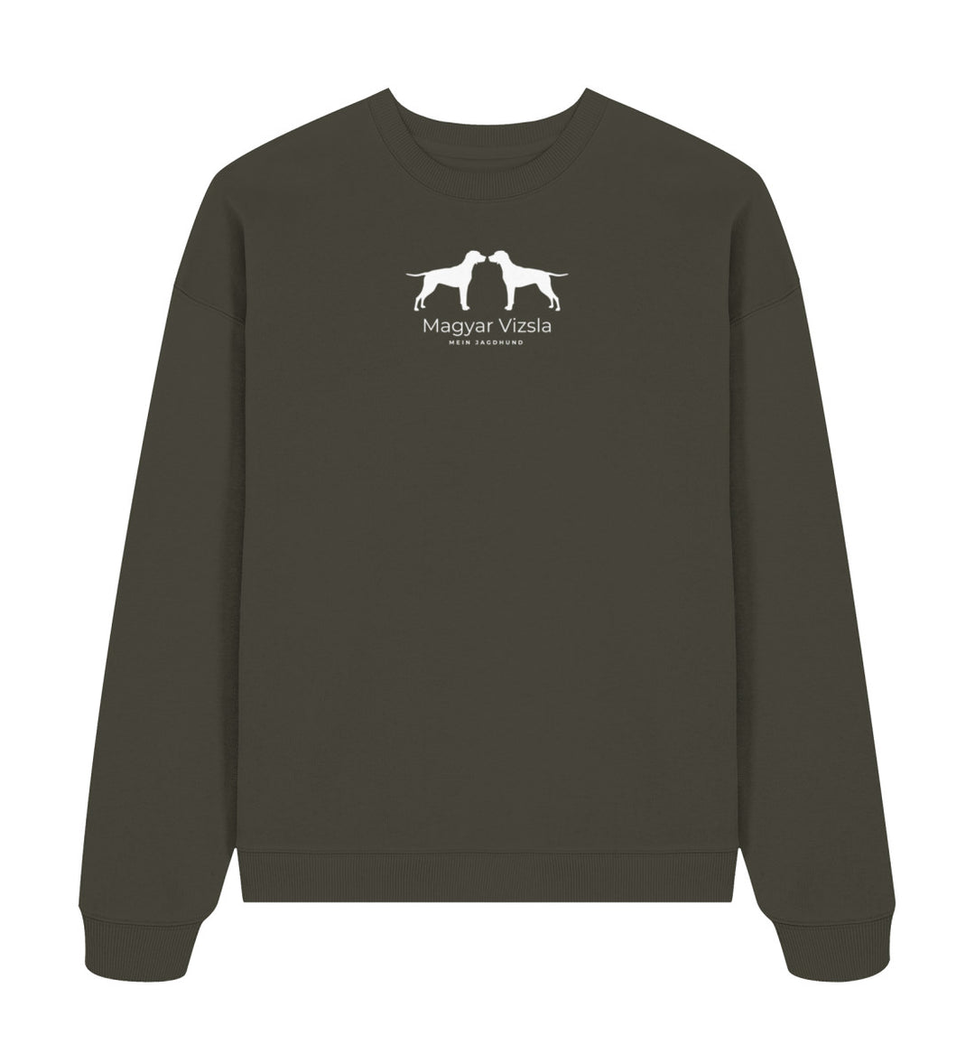 ALIX Oversized Sweater – Magyar Vizsla Edition mit doppelt gedrucktem Motiv – MeinJagdhund.Club
-Khaki-7072