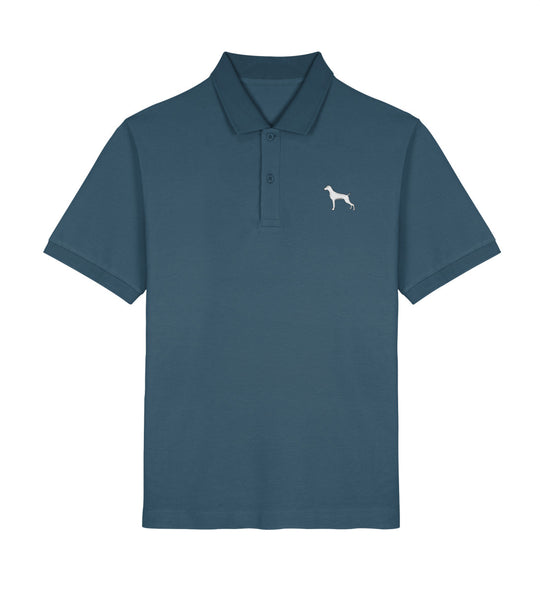 Weimaraner, ASMUND, Bio Poloshirt, Jagdhund, Poloshirt Stick, Mein Jagdhund Club, Made in Germany, FairWear, Geschenkidee, Hundeliebe, Outdoorwear, Hundeführer, Jagdmode, Silhouettenstick, Jagdoutfit
-Stargazer-6880