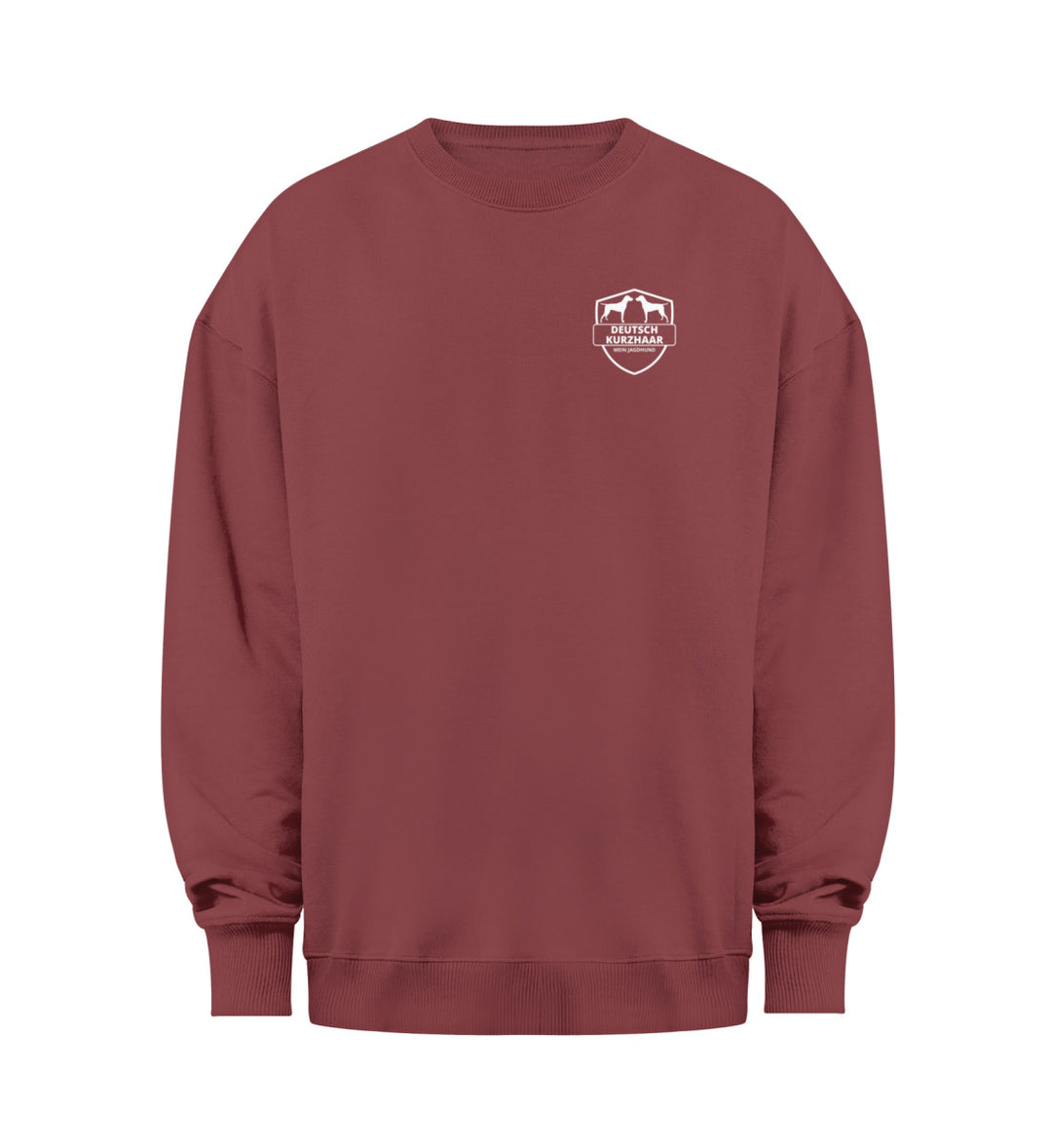Deutsch Kurzhaar, ARNULF, Bio Sweater, Jagdpullover, Oversized Fit, Jagdmode, FairWear, Jagdhund, Mein Jagdhund Club, Hundeführer, Geschenkidee, Nachhaltige Jagdbekleidung, Made in Germany
-Red Earth-7179