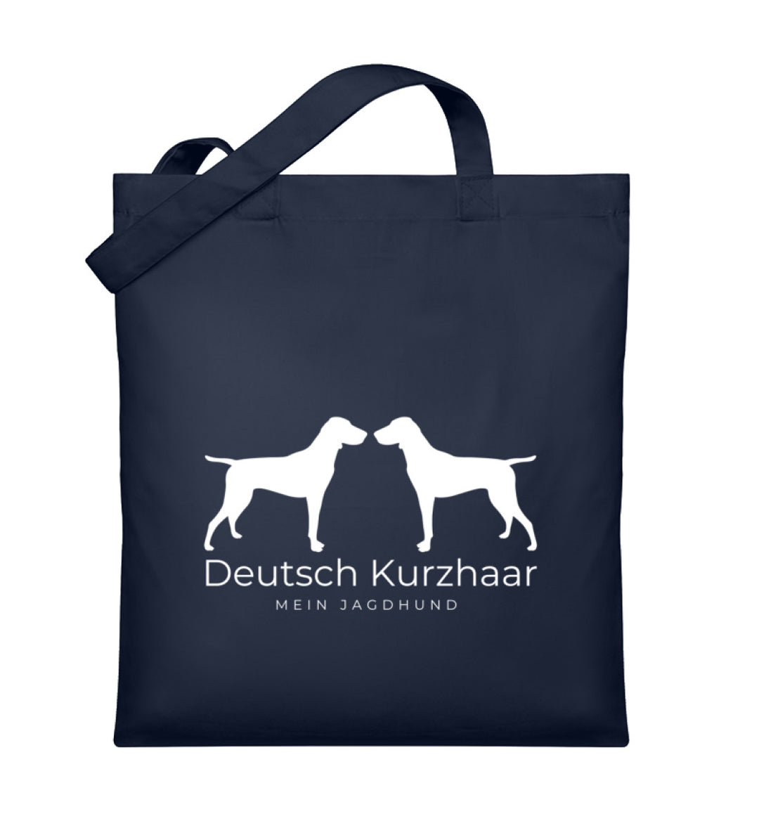 Deutsch Kurzhaar, ALEX, Jutebeutel, Bio Baumwolle, Mein Jagdhund Club, Jagdtasche, Geschenkidee, Hundetasche, Outdoor, Hundeführer, Fair produziert, Made in Germany
-French Navy-6959