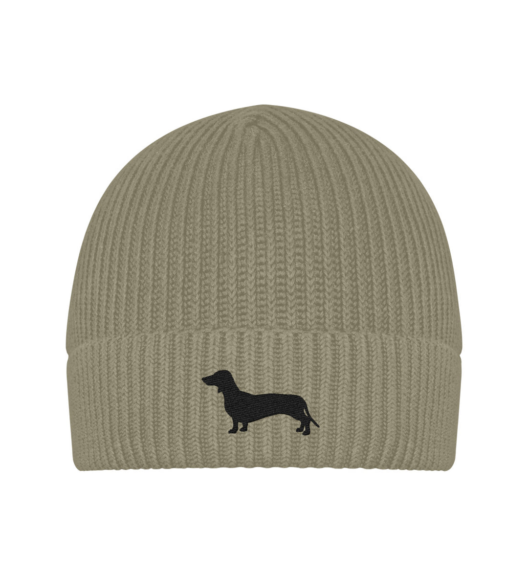 Bio-Strickmütze ARIAN – Kurzhaarteckel Edition mit schwarzem Stick – MeinJagdhund.Club
-Khaki-651